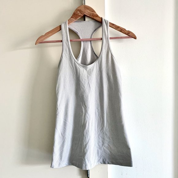 Cool Racerback in Wee Grey Stripe by lululemon - Picture 7 of 9